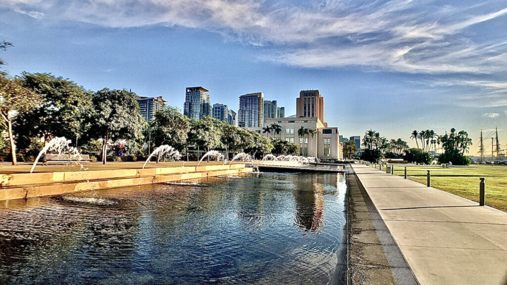 waterfront park in san diego county